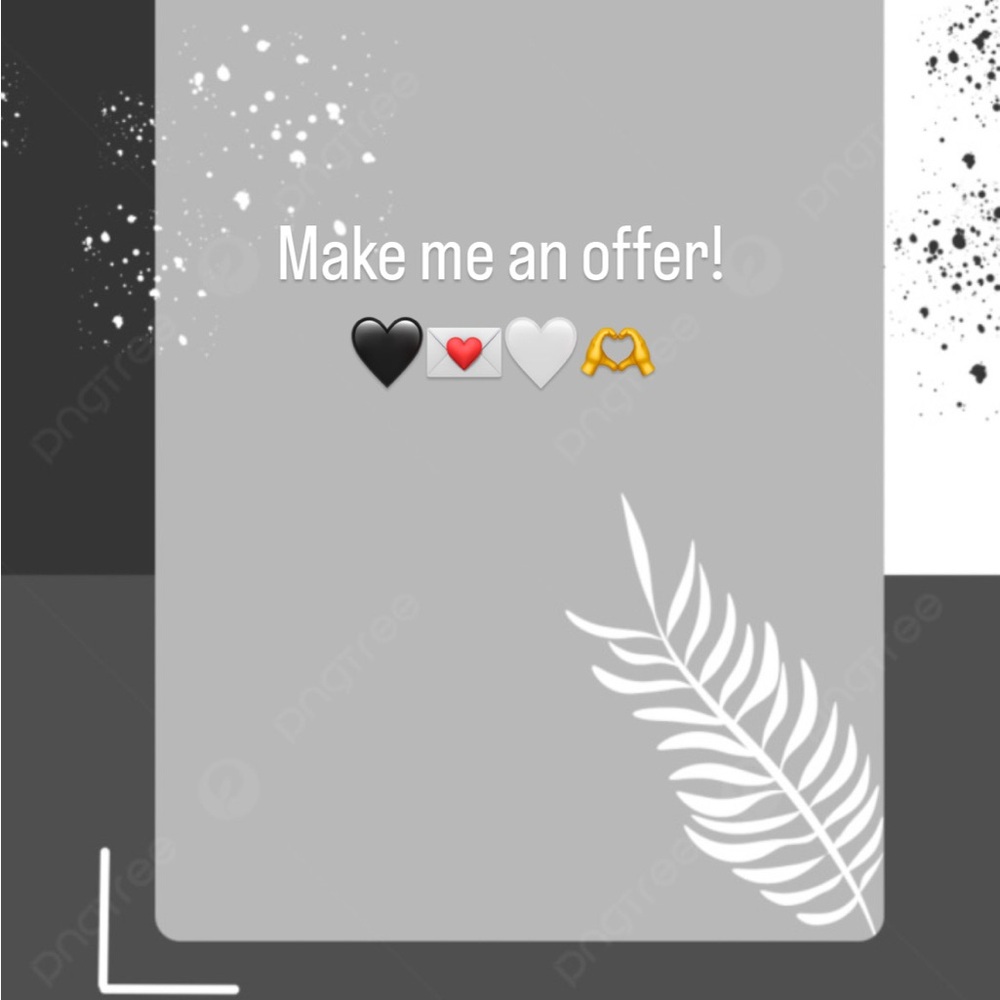 Make me an offer on anything! 🤍